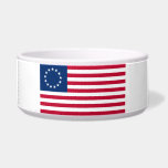 Betsy Ross Old Glory American USA Flag Bowl<br><div class="desc">God Bless America Betsy Ross Flag 1776 Vintage USA flag. Celebrate the 4th of July, American Independence Day or other patriotic days with this great gift for American patriot! This Patriotic flag, the Betsy Ross, is an historical early design of the flag of the United States, featuring 13 stars representing...</div>