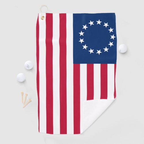 Betsy Ross Old Glory American USA Flag Golf Towel