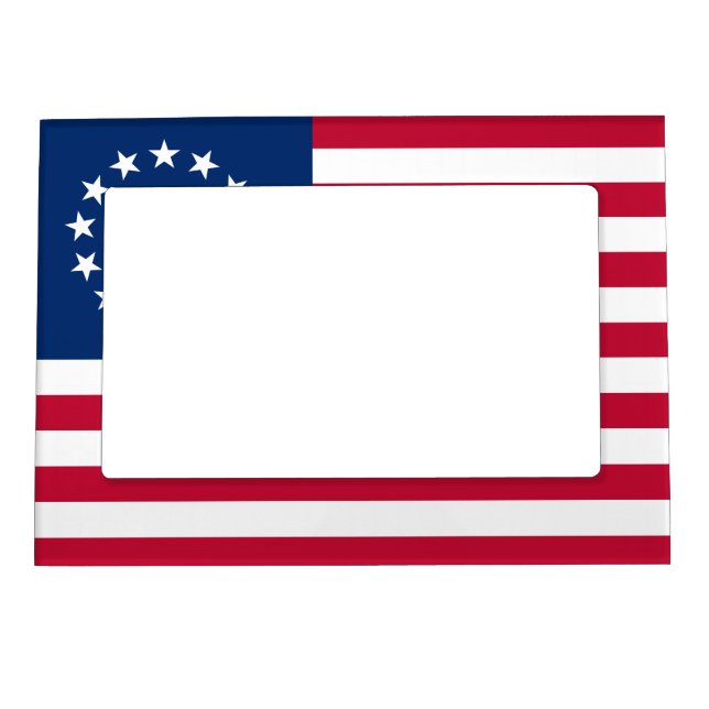 Betsy Ross Old Glory American USA Flag Magnetic Frame (Front)