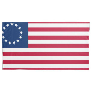 Betsy Ross Old Glory American USA Flag Pillow Case