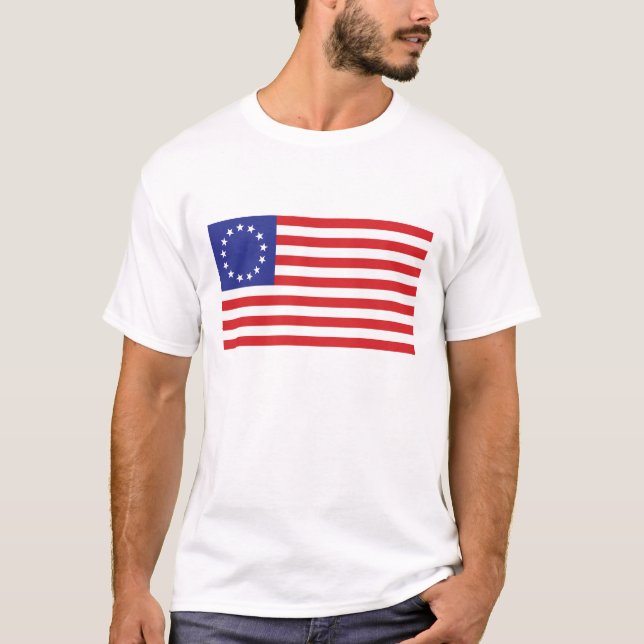 Betsy Ross Original American Flag T-Shirt (Front)