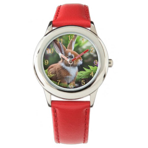 Betsy The Brown And White Bunny Kids Watch