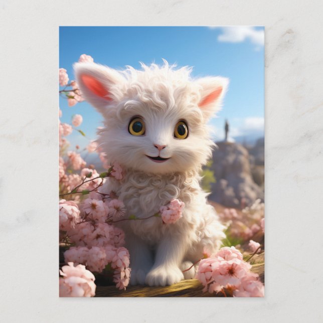 Betsy - The cuddly baby goat Postcard (Front)