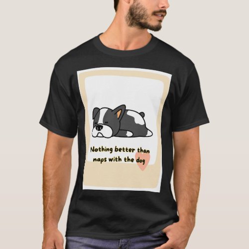 Bett with dog pet T_Shirt