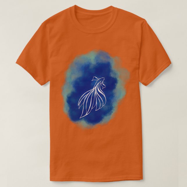 Betta blue 1 T-Shirt (Design Front)