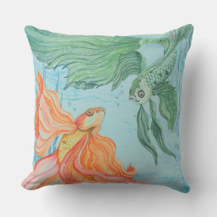 Betta Dance Throw Pillow
