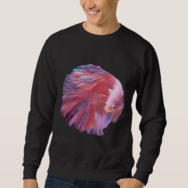 Betta Fighting Fish Sweatshirt (Front)