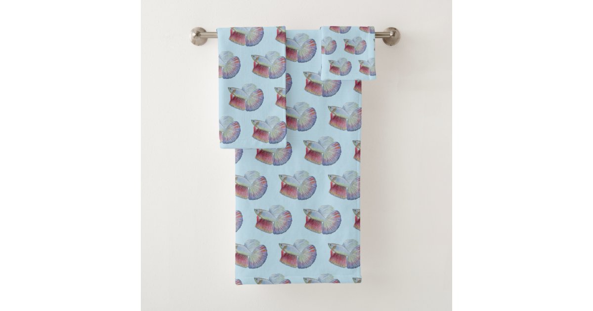 Betta Fish Bath Towel Set Zazzle