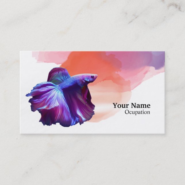 Betta Fish Business Card (Front)