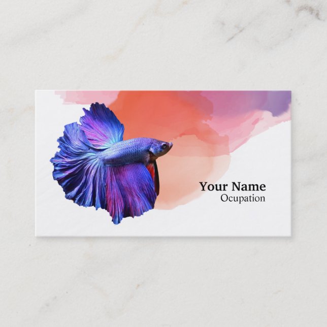 Betta Fish Business Card (Front)
