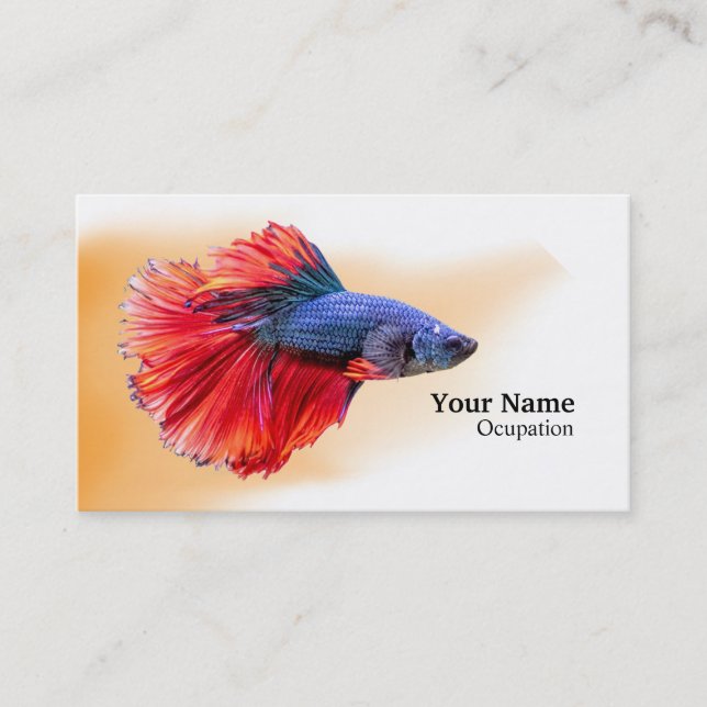 Betta Fish Business Card (Front)