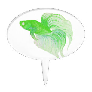 Betta Fish Cake Topper