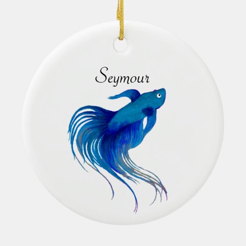 Betta Fish Ceramic Ornament