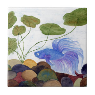 Betta Fish Ceramic Tile