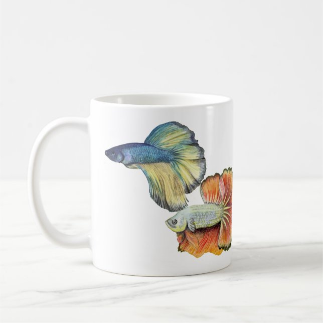 Betta Fish Coffee Mug (Left)