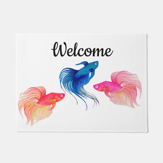 Betta Fish Doormat (Front)