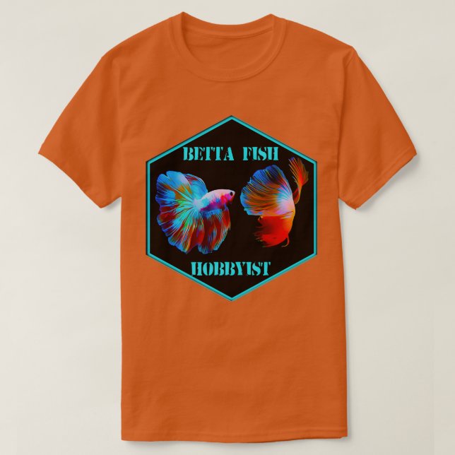 Betta Fish Hobbyist T-Shirt (Design Front)