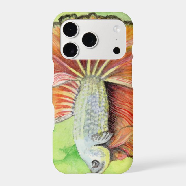 Betta Fish Iphone Case (Back)