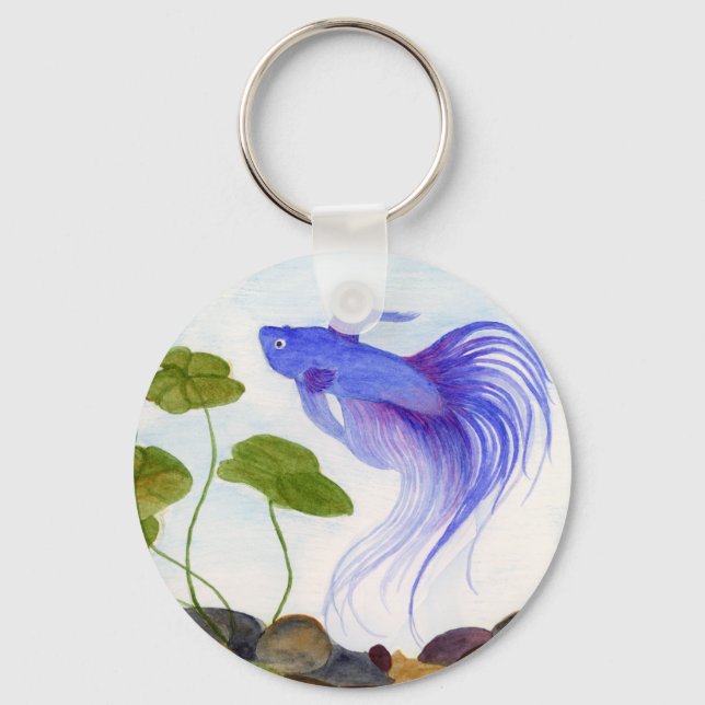 Betta Fish Keychain (Front)