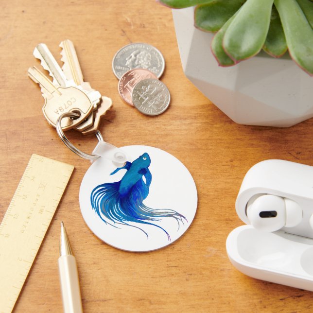 Betta Fish Keychain (Desk)