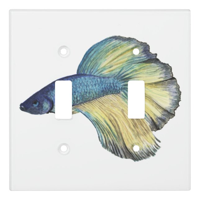 Betta Fish Light Switch Cover (Front)