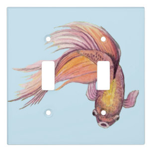 Betta Fish Light Switch Cover