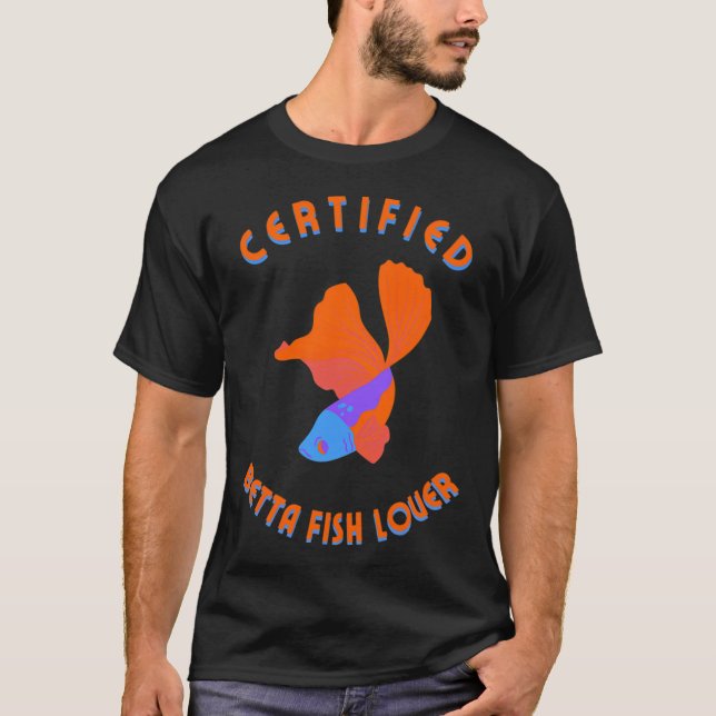 Betta Fish Lover T-Shirt (Front)