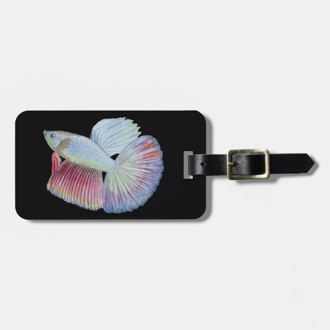 Betta Fish Luggage Tag (Front Horizontal)