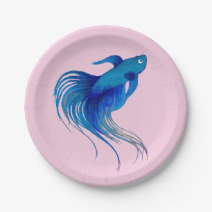 Betta Fish Paper Plates