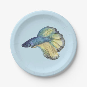 Betta Fish Paper Plates