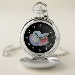 Betta Fish Pocket Watch