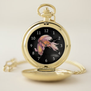 Betta Fish Pocket Watch
