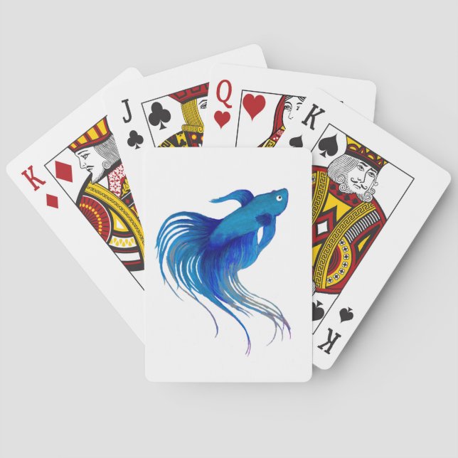 Betta Fish Poker Cards (Back)