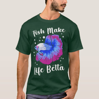 Betta Fish Siamese Fighting Fish Betta Splendens T-Shirt