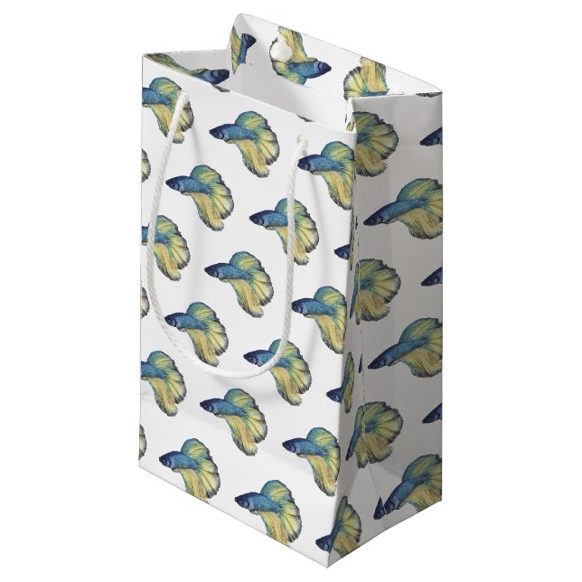 Betta Fish Small Gift Bag (Front Angled)
