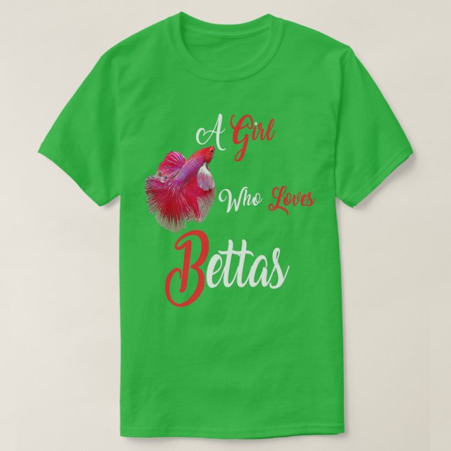 Betta Girl T-Shirt (Design Front)