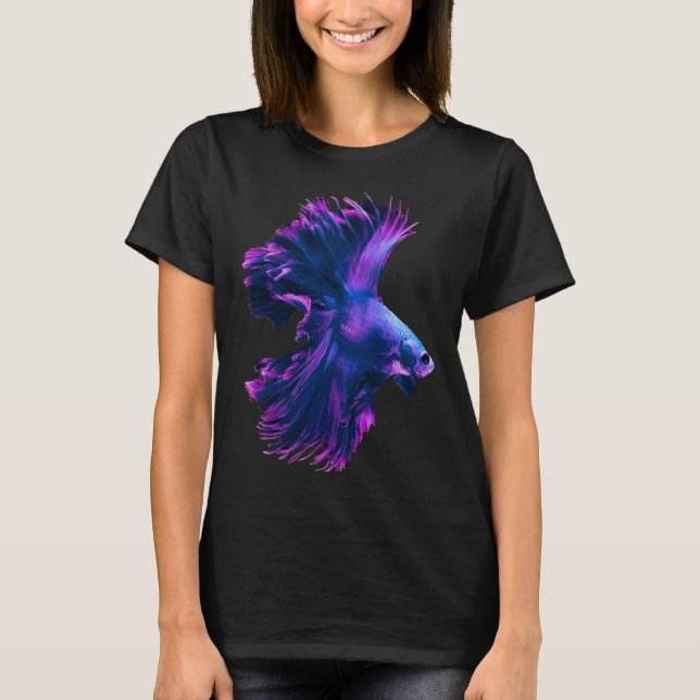 Betta Splendens Bettas Siamese Fighting Fish T-Shirt (Front)