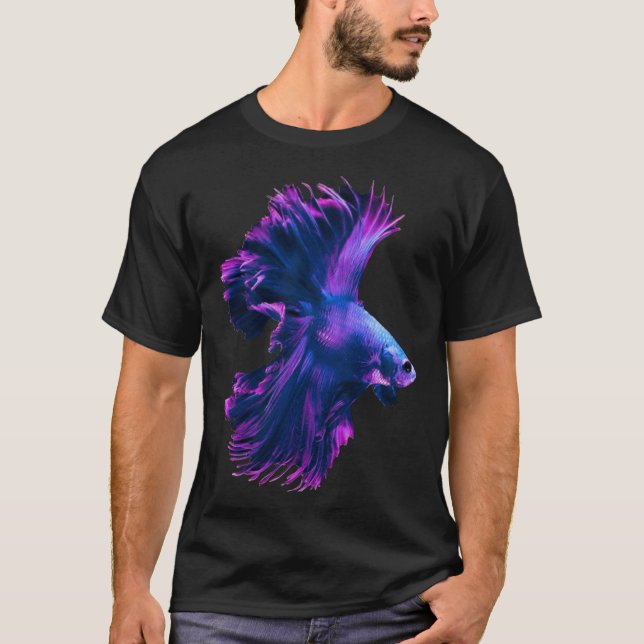 Betta Splendens Bettas Siamese Fighting Fish T-Shirt (Front)