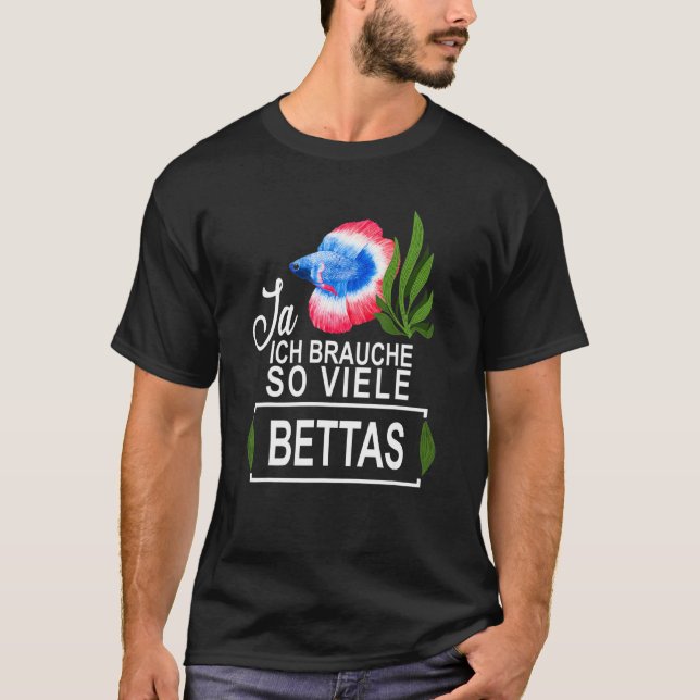 Betta Splendens Fish Pet T-Shirt (Front)