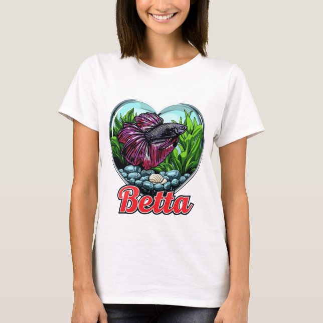 Betta squad — elegant, fierce, unstoppable. T-Shirt (Front)