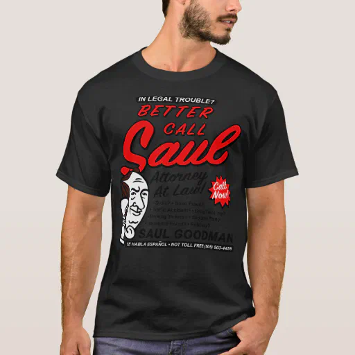 Better Call Saul Newspaper Ad T-Shirt