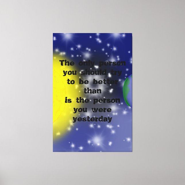 Better Canvas Print (Front)