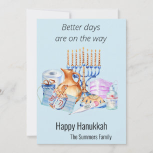 Better Days are on the Way Hanukkah 2021 Holiday Card