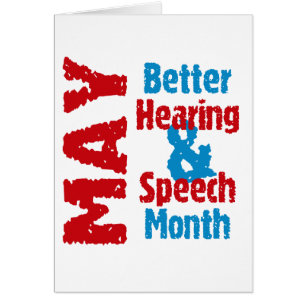 Better Hearing & Speech Month Cards