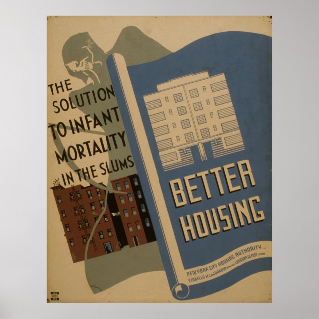 Better Housing Vintage WPA Poster (Front)