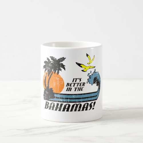 Better in Bahamas Faded Coffee Mug