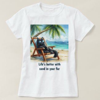 Better Life at The Beach Cat Lovers 