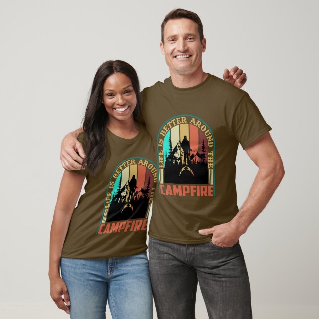 Better life campfire word art T-Shirt (Unisex)