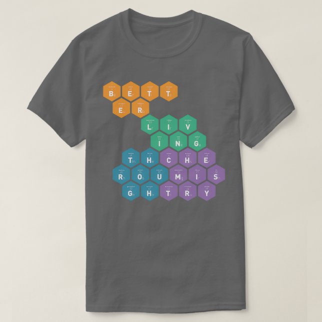 Better Living Through Chemistry  T-Shirt (Design Front)