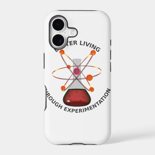 Better Living Through Experimentation Iphone Case (Back)